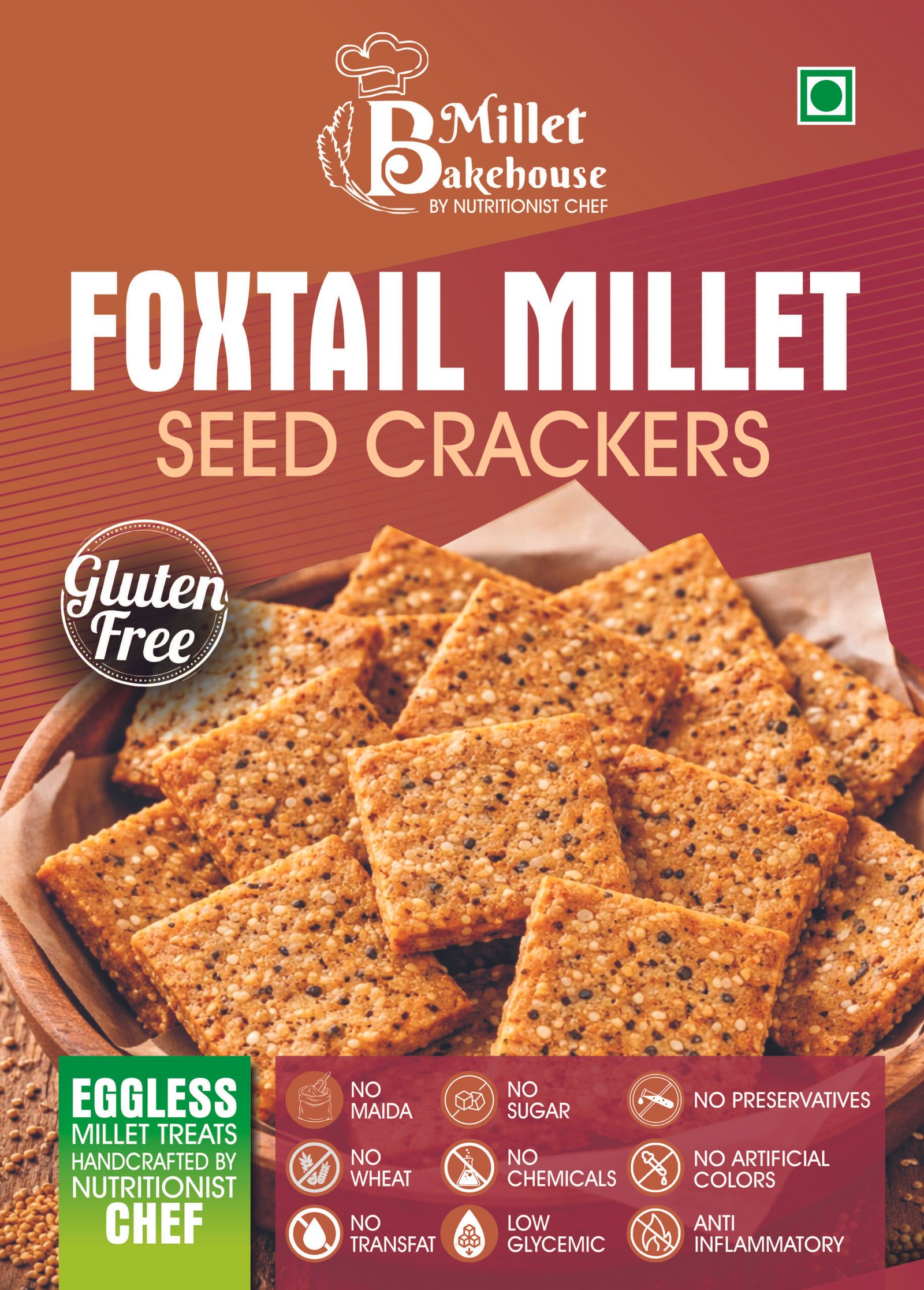 Foxtail Millet Seed crackers