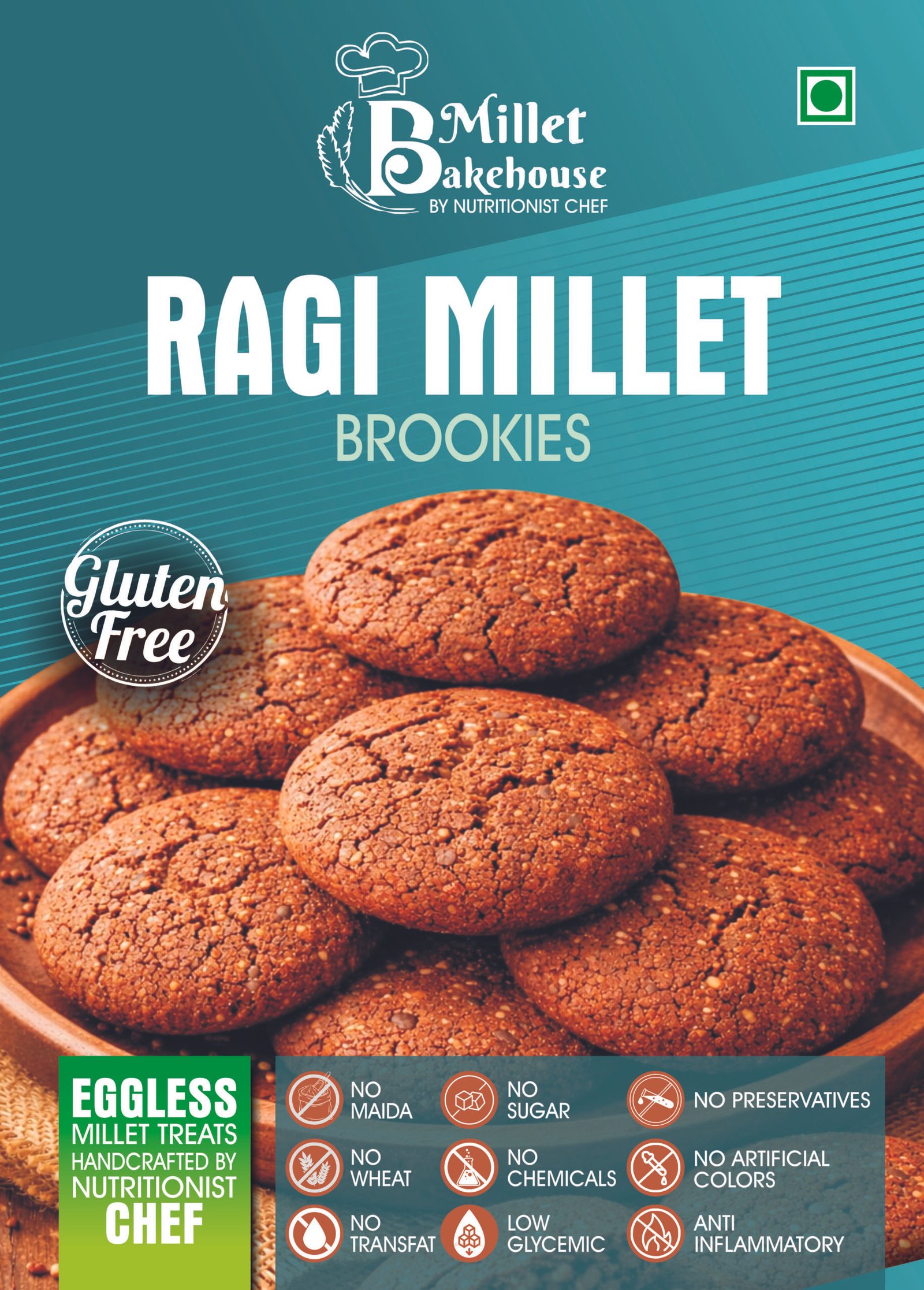 Ragi Millet Brookies