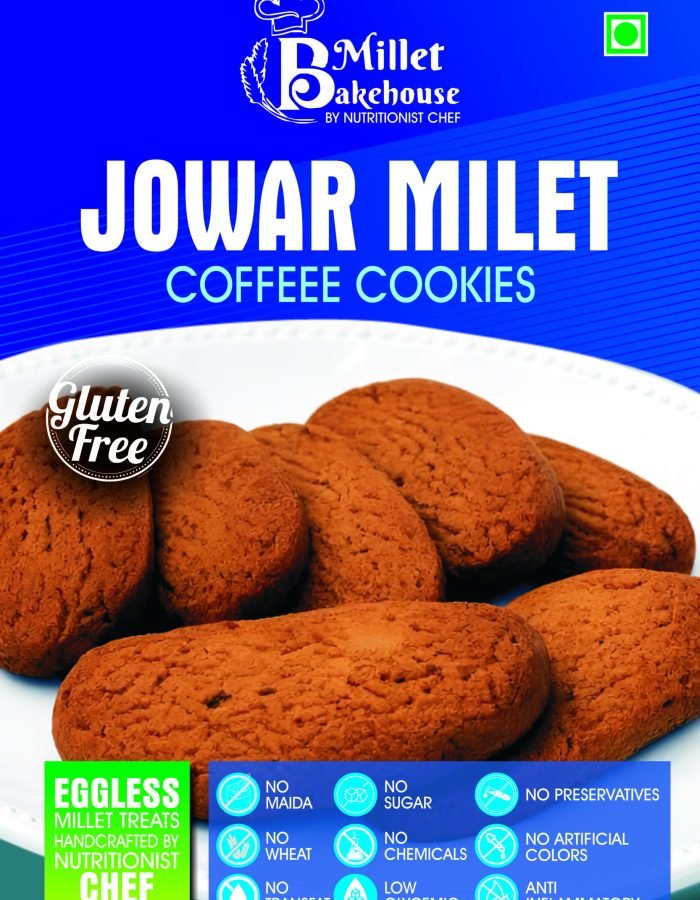 Jowar Millet Coffee Cookies