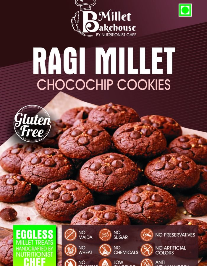 Ragi Millet Chocochip Cookies